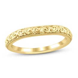 Wedding Band 14K Yellow Gold