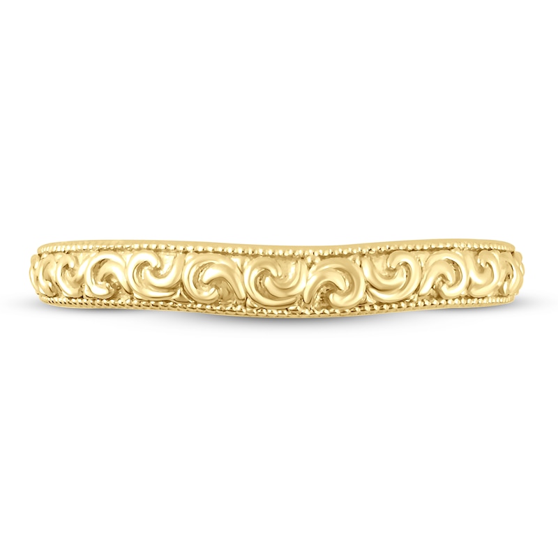 Wedding Band 14K Yellow Gold