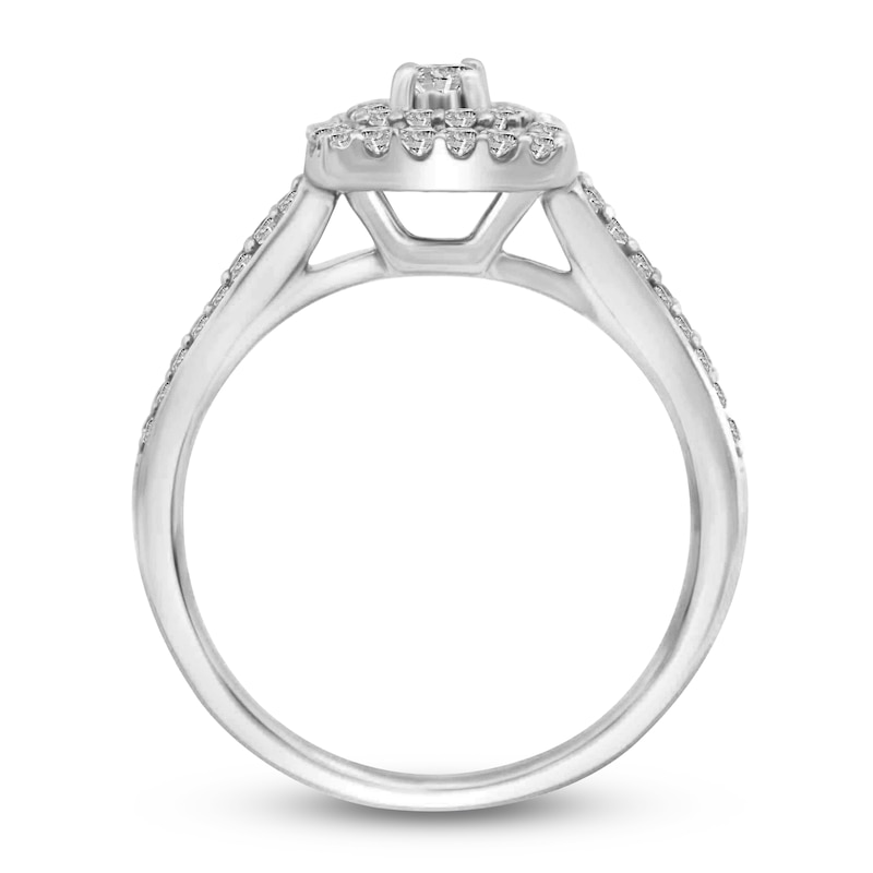 Diamond Bridal Set 1/2 ct tw Round 10K White Gold | Jared