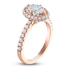 Thumbnail Image 2 of Vera Wang WISH Diamond Engagement Ring 2-3/8 ct tw Oval/ Round 18K Rose Gold