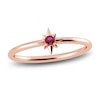 Thumbnail Image 0 of Juliette Maison Natural Rhodolite Garnet Starburst Ring 10K Rose Gold