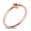 Thumbnail Image 1 of Juliette Maison Natural Rhodolite Garnet Starburst Ring 10K Rose Gold