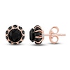 Thumbnail Image 0 of Pnina Tornai Black Diamond Stud Earrings 2-1/2 ct tw Round 14K Rose Gold