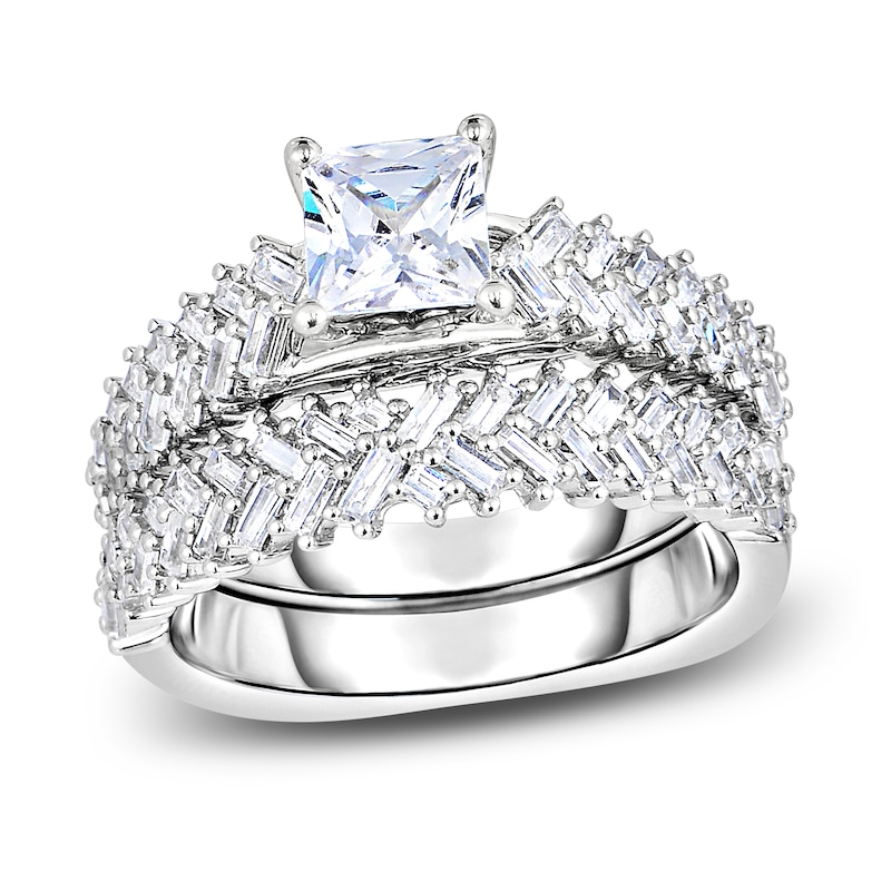 Main Image 1 of Diamond Bridal Set 2-1/2 ct tw Round 14K White Gold