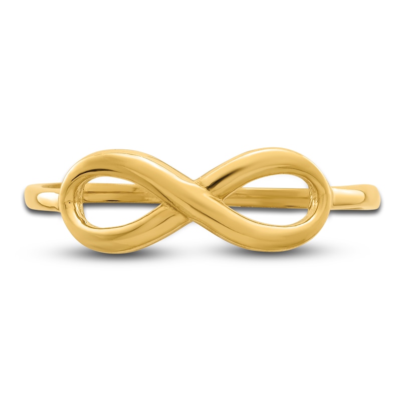 Main Image 3 of High-Polish Infinity Ring 14K Yellow Gold