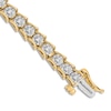 Thumbnail Image 2 of Diamond Tennis Bracelet 5/8 ct tw Round 14K Yellow Gold 7&quot;