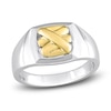 Thumbnail Image 1 of Y-Knot Men's Ring 14K Two-Tone Gold