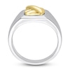 Thumbnail Image 3 of Y-Knot Men's Ring 14K Two-Tone Gold