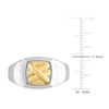 Thumbnail Image 4 of Y-Knot Men's Ring 14K Two-Tone Gold