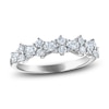 Thumbnail Image 1 of Diamond Anniversary Band 3/4 ct tw Pear/Round Platinum