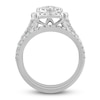 Thumbnail Image 2 of Diamond Oval Bridal Set 1-1/2 ct tw Round 14K White Gold