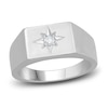 Thumbnail Image 1 of Men's Diamond Ring 1/6 ct tw Round 14K White Gold