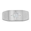 Thumbnail Image 2 of Men's Diamond Ring 1/6 ct tw Round 14K White Gold