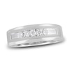 Thumbnail Image 0 of Men's Diamond Anniversary Band 1/4 ct tw Round 14K White Gold