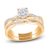 Thumbnail Image 1 of Diamond Twist Bridal Set 3/8 ct tw Round 14K Yellow Gold