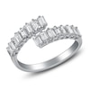 Thumbnail Image 1 of Diamond Ring 3/4 ct tw Baguette-cut 14K White Gold