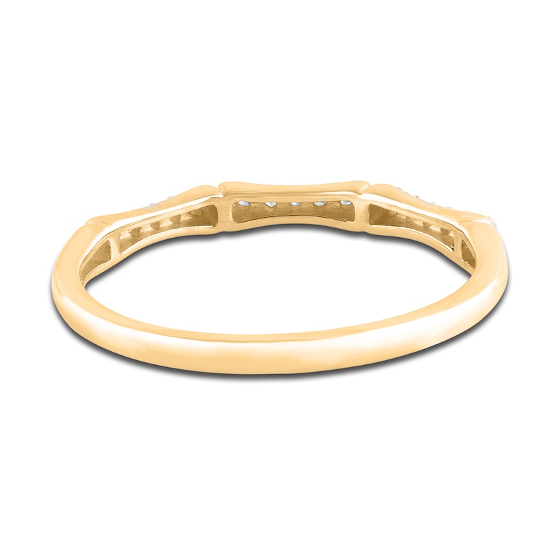 Main Image 3 of Diamond Stackable Ring 1/15 ct tw Round 14K Yellow Gold