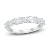 Thumbnail Image 0 of Diamond Anniversary Band 1-1/2 ct tw Oval/Emerald 14K White Gold