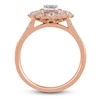 Thumbnail Image 1 of Baguette, Round & Marquise-Cut Diamond Ring 1 ct tw 14K Rose Gold