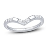 Thumbnail Image 1 of Diamond Chevron Anniversary Ring 1/10 ct tw 14K White Gold