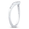 Thumbnail Image 2 of Diamond Chevron Anniversary Ring 1/10 ct tw 14K White Gold