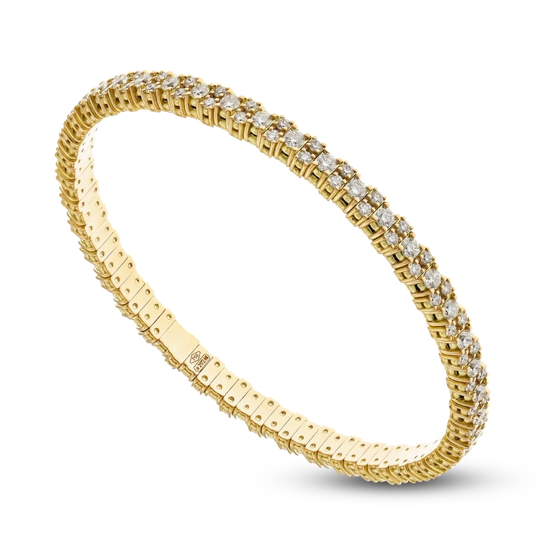 Main Image 2 of ZYDO Diamond Stretch Bracelet 2-7/8 ct tw 18K Yellow Gold 6.5&quot;