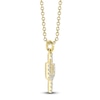 Thumbnail Image 3 of Shy Creation Diamond Cactus Necklace 1/10 ct tw 14K Yellow Gold 18&quot; JR55001165