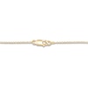 Thumbnail Image 3 of Children's Diamond Flower Necklace 1/20 ct tw 14K Yellow Gold 13&quot;