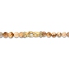 Thumbnail Image 3 of 1933 by Esquire Men's Natural Jasper Bead Necklace 18K Yellow Gold-Plated Sterling Silver 26&quot;