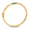 Thumbnail Image 2 of Le Vian Emerald Ombré Bangle Bracelet 1/6 ct tw Diamonds 14K Honey Gold