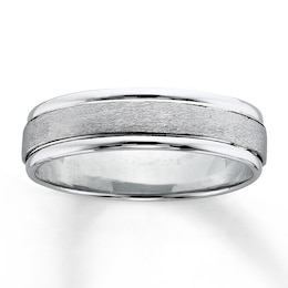 Wedding Band 18K Gold/Platinum 6.5mm