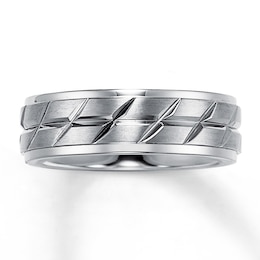 Wedding Band Titanium 7mm