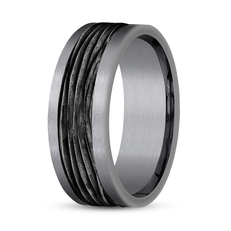 Main Image 2 of Wedding Band Titanium/Tantalum