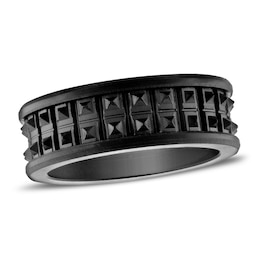 Black Tungsten/Titanium Ring