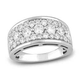 Diamond Anniversary Band 2 ct tw Round 14K White Gold