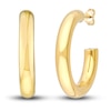 Thumbnail Image 0 of Polished Open Hoop Earrings 14K Yellow Gold 30mm