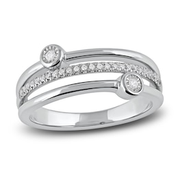Diamond Stackable Ring 1/8 ct tw Round 14K White Gold