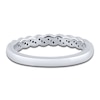 Thumbnail Image 3 of Diamond Wedding Band 1/10 ct tw Round 14K White Gold