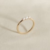 Thumbnail Image 4 of Juliette Maison Freshwater Cultured Pearl Trio Ring 10K White Gold