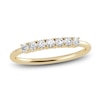 Thumbnail Image 1 of Juliette Maison Natural White Sapphire Half Eternity Ring 10K Yellow Gold