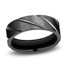 Thumbnail Image 0 of Swirl Wedding Band Black Titanium 7.0mm