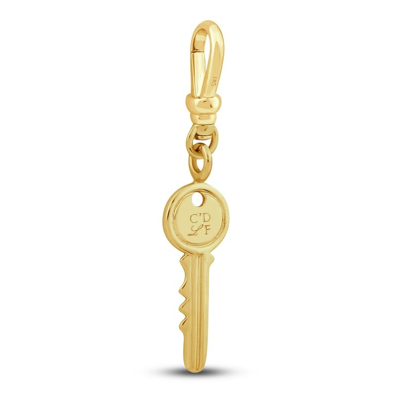 Charm'd by Lulu Frost Key To My Heart Charm 10K Yellow Gold