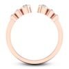 Thumbnail Image 4 of Diamond Bezel Open Cuff Ring 1/5 ct tw Round 14K Rose Gold