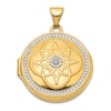 Thumbnail Image 1 of Diamond Locket Charm 1/20 ct tw Round 14K Yellow Gold