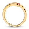 Thumbnail Image 1 of Natural Ruby 4-Stone Ring 14K Yellow Gold