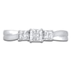 Thumbnail Image 2 of Diamond 3-Stone Engagement Ring 1 ct tw Princess/Round 14K White Gold