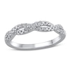 Thumbnail Image 1 of Diamond Twist Anniversary Band 1/4 ct tw Round 14K White Gold