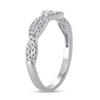 Thumbnail Image 2 of Diamond Twist Anniversary Band 1/4 ct tw Round 14K White Gold