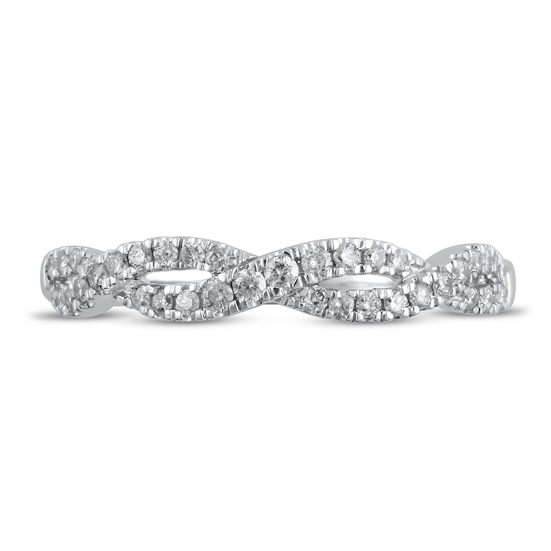 Diamond Twist Anniversary Band 1/4 ct tw Round 14K White Gold | Jared