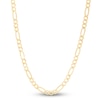 Thumbnail Image 0 of Men's Solid Figaro Chain Necklace 14K Yellow Gold 30" 7.0mm